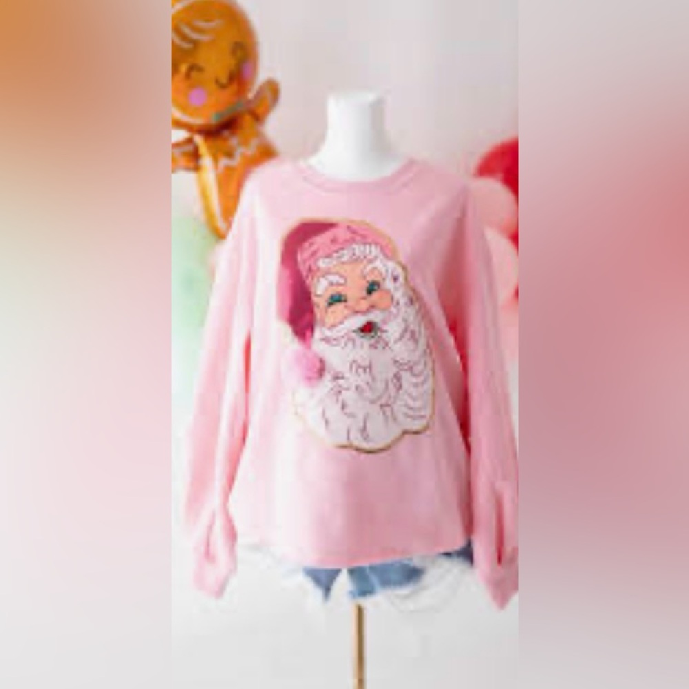 Boutique Santa Sweatshirt